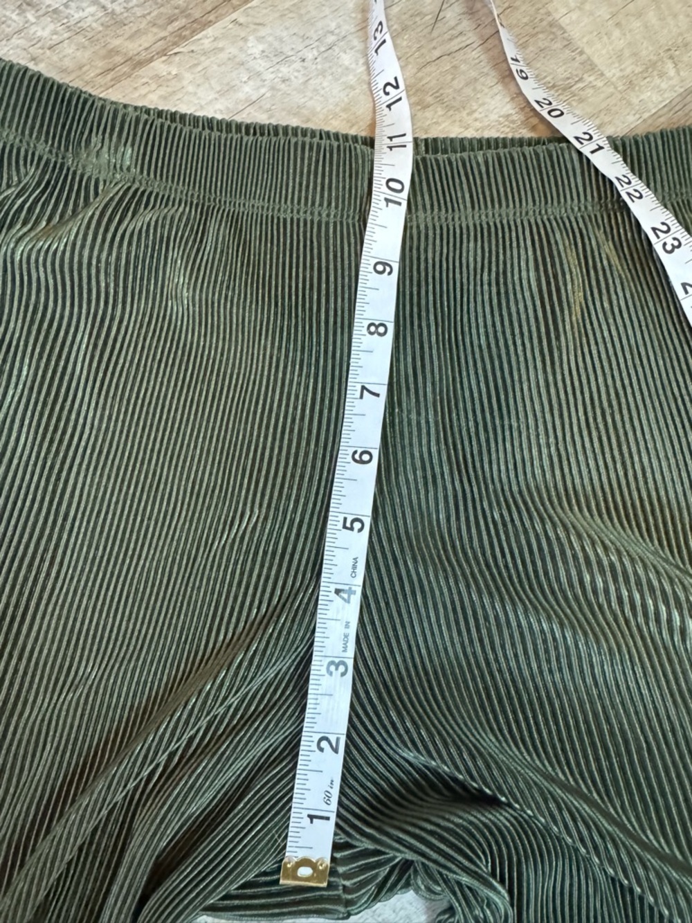 No Boundaries Olive Green Ribbed Lounge Pants - Picture 5 of 9